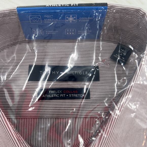 Tommy Hilfiger Cooling Fabric Athletic Fit - Brown/White - Small - New with tags - Picture 4 of 6